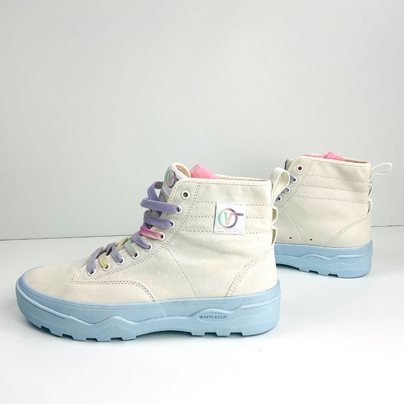 NEW Vans Sentry Wc Pastel Pop High Top Suede Sneakers Size 13/11.5 - Picture 8 of 13